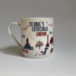 St Paul's Cathedral London Mug - front